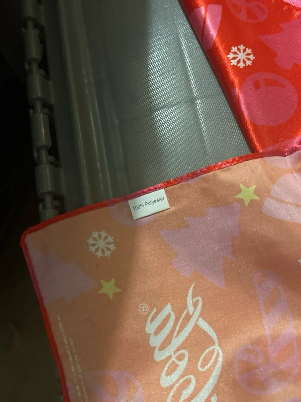 Waffle House x Coca-Cola Red Holiday Satin Scarf